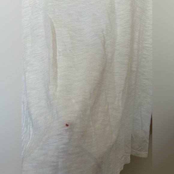 Chico’s White 3/4 Sleeve Cotton lightweight Blouse top size XL - Picture 3 of 8